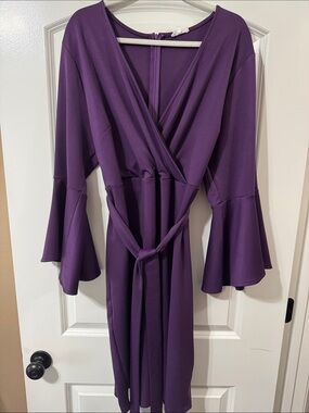 Pinup Fashion Purple Dress